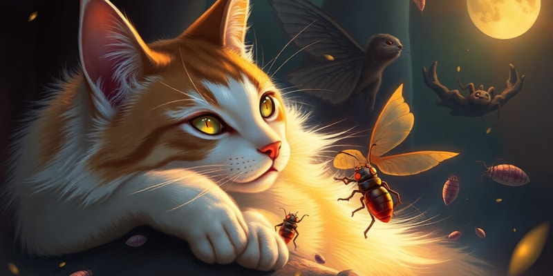 Cat Preferences and Insect Behavior