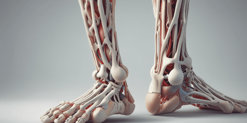 Anatomy of the Ankle and Foot