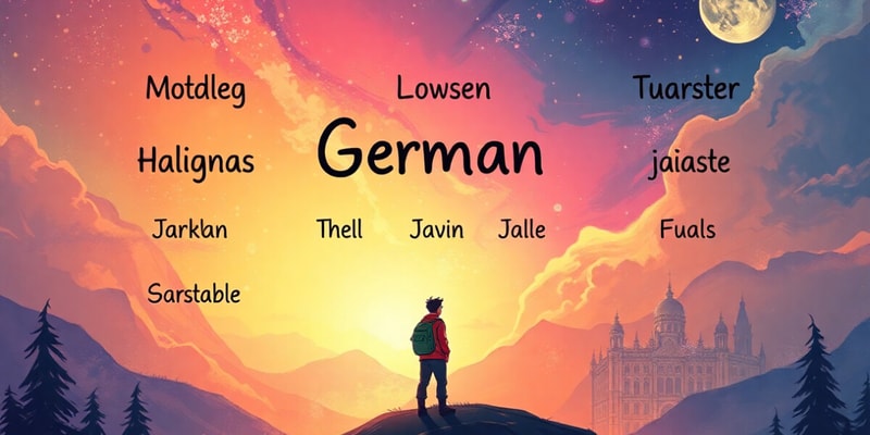 German Vocabulary: Days and Greetings