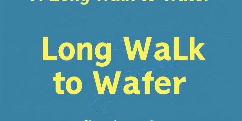 A Long Walk to Water Chapters 1-4 Flashcards