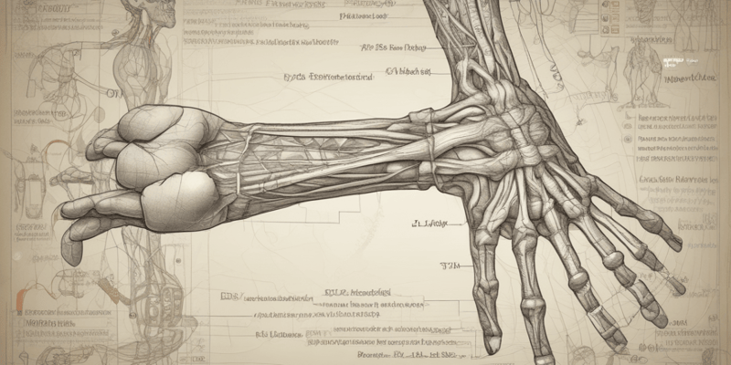 Brachial Plexus Anatomy and Erb's Palsy Quiz
