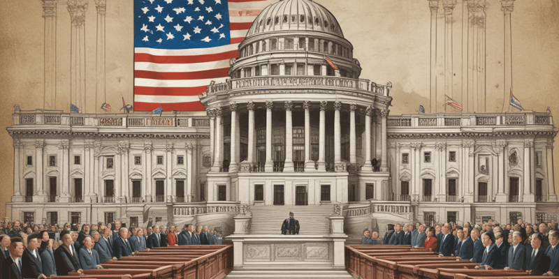 US Federal Government and Separation of Powers