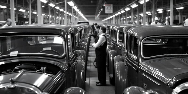 Ford's Assembly Line and Worker Conditions