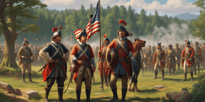 American Colonization and Revolution Quiz