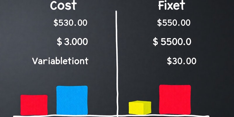 Cost Behavior and Analysis