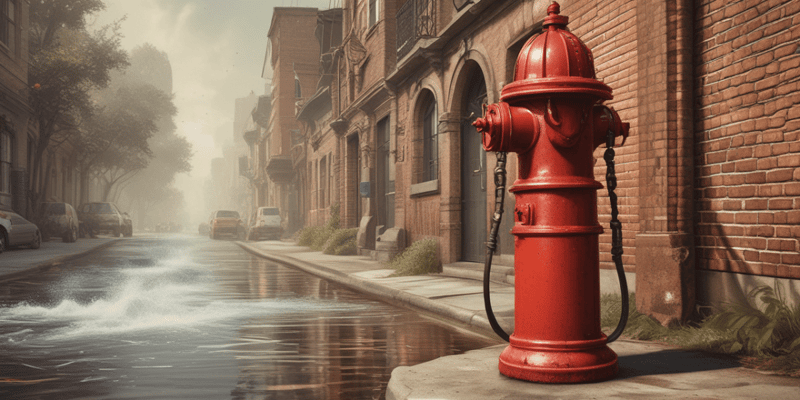 Fire Hydrant Water Supply System