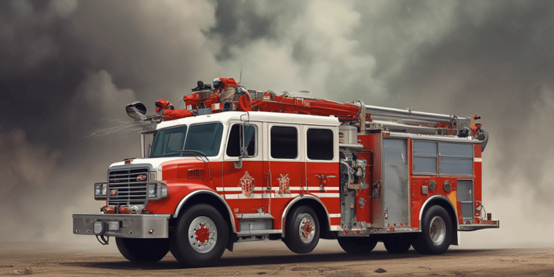 Hoffman Estates Fire Department Car and Truck Fire SOP