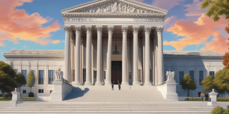 US Supreme Court Cases Quiz