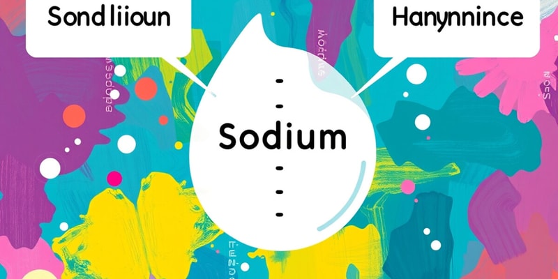 Managing Sodium Imbalances and Fluid Volume