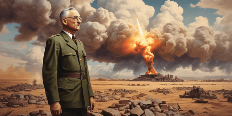 Harry Truman's Role in World War II and the Atomic Bomb