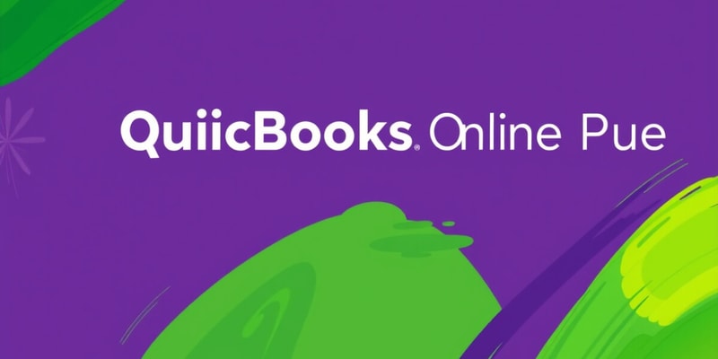 QuickBooks Online Plus Features Flashcards