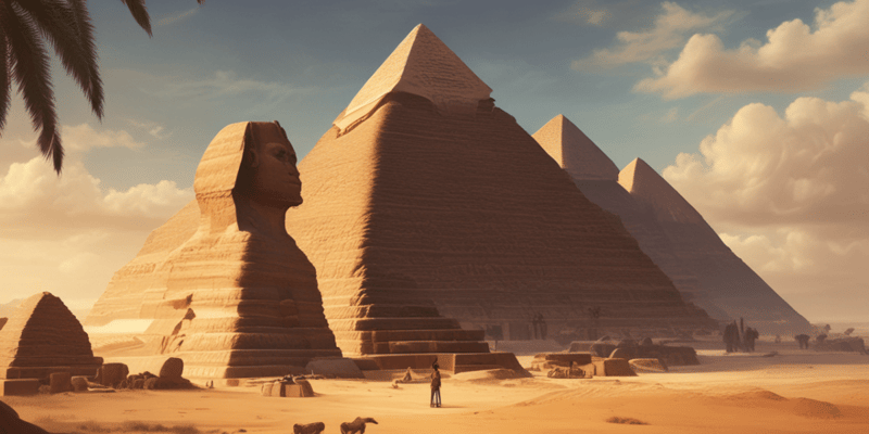Ancient Egyptian Civilization Quiz