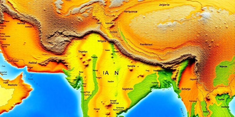 भारत का आकार और स्थान