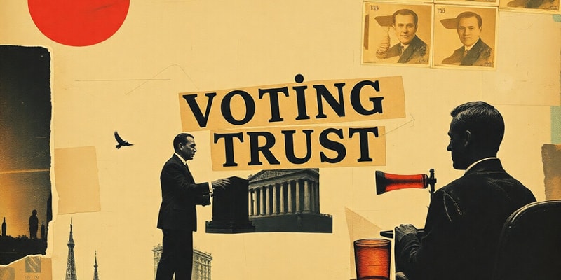 Voting Trusts in Corporate Finance