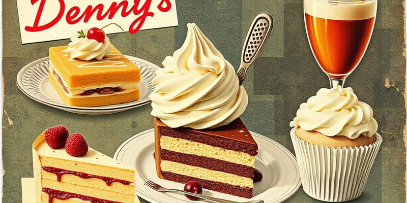 Denny's Desserts Flashcards