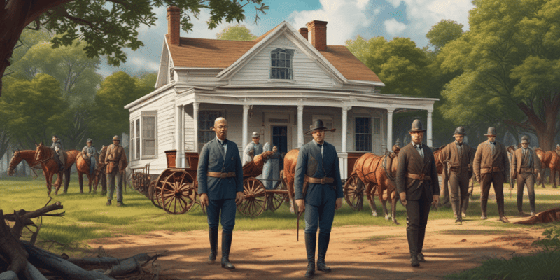 Effects of the Civil War on White Southerners Quiz
