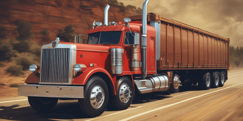 History of the Trucking Industry