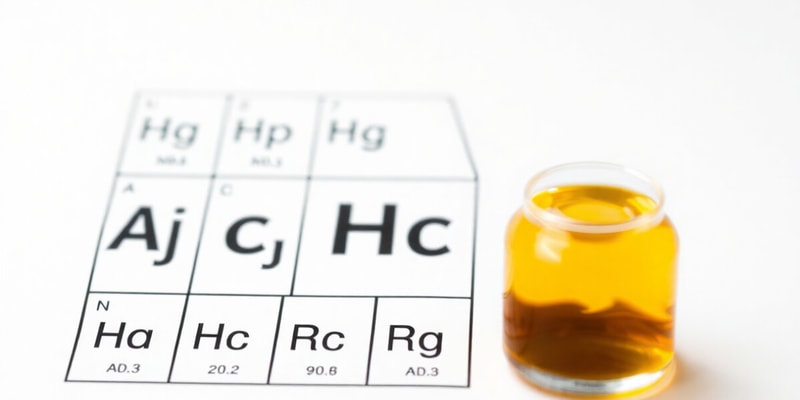 Chemistry Quiz: Chemical Symbols