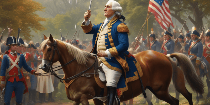 George Washington's Military Experience Quiz