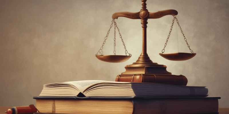 Legal Terms and Court Procedures