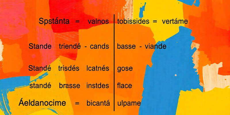 Formación y conjugaciones verbales en español