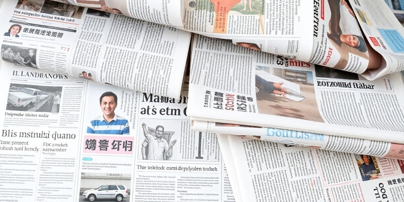 Understanding Newspaper Sections