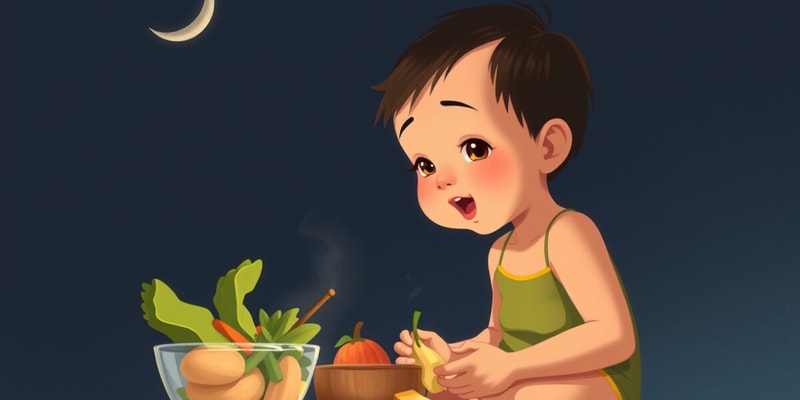 Child Growth and Eating Habits Quiz