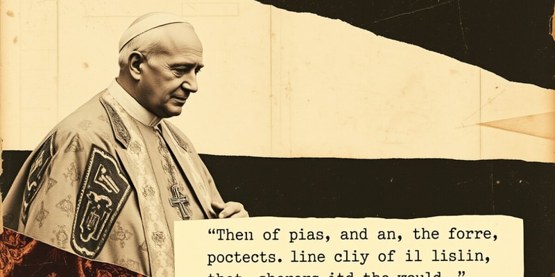 Pope Pius XII Encyclical Overview