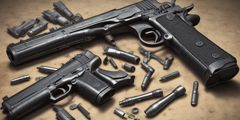 Desarme de pistola - Escuela Federal de Suboficiales y Agentes