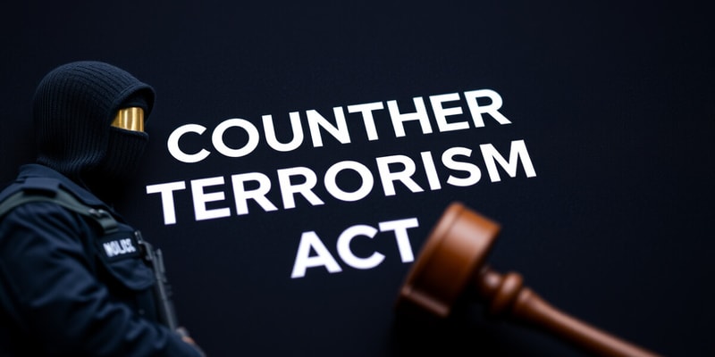 UK Counter-Terrorism Act Overview