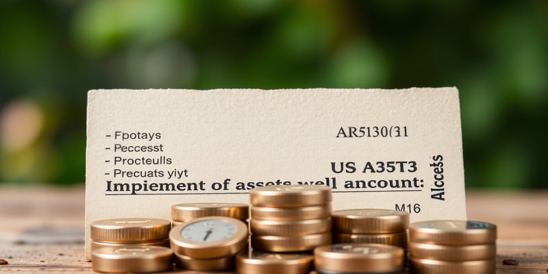 IAS 36 Impairment of Assets Quiz