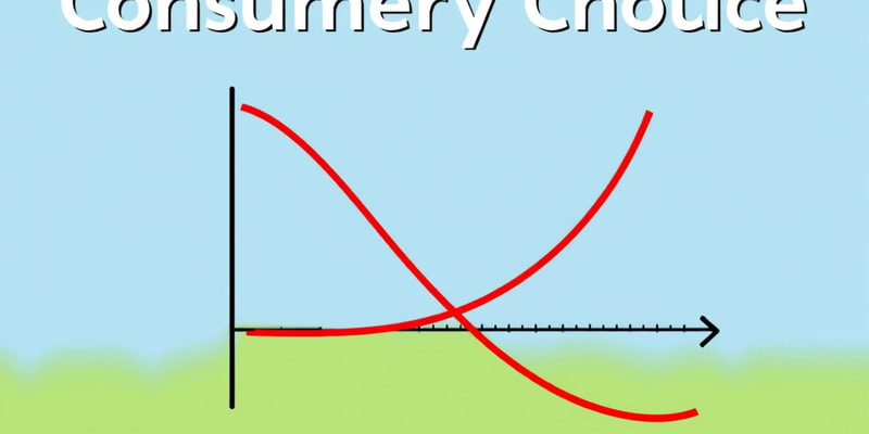 Week 8 (b) : Consumer Theory