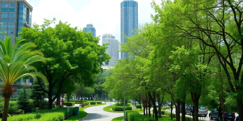 Benefits of Trees and Urban Ecology