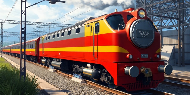 Power Circuit of Locomotives WAP5 and WAG9