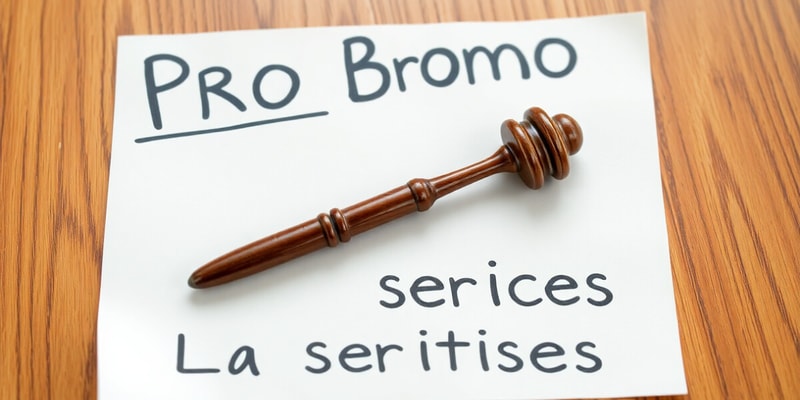 Legal Ethics Pro Bono Practices