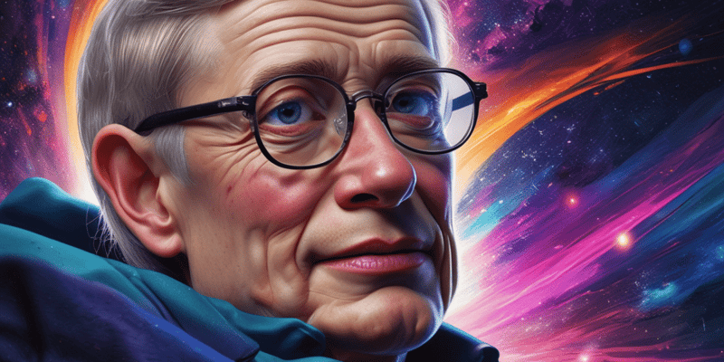 Stephen Hawking: Theoretical Physicist and Author