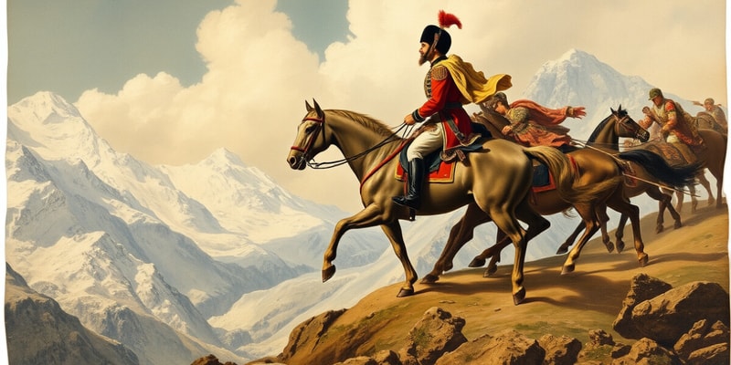 Art History: Napoleon Crossing the Alps