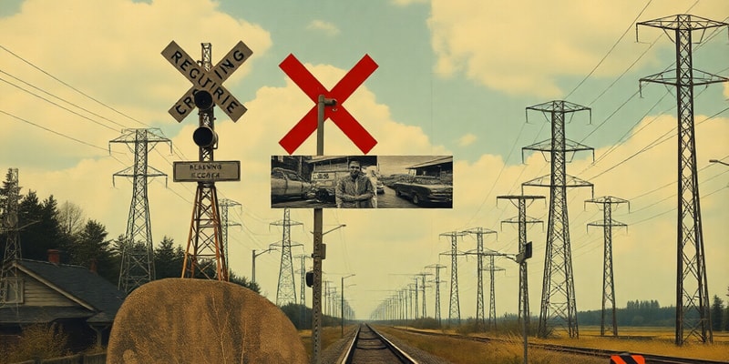 Regulation for Electrical Railway Track Crossings