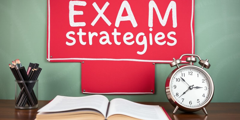 University Exam Strategies Quiz