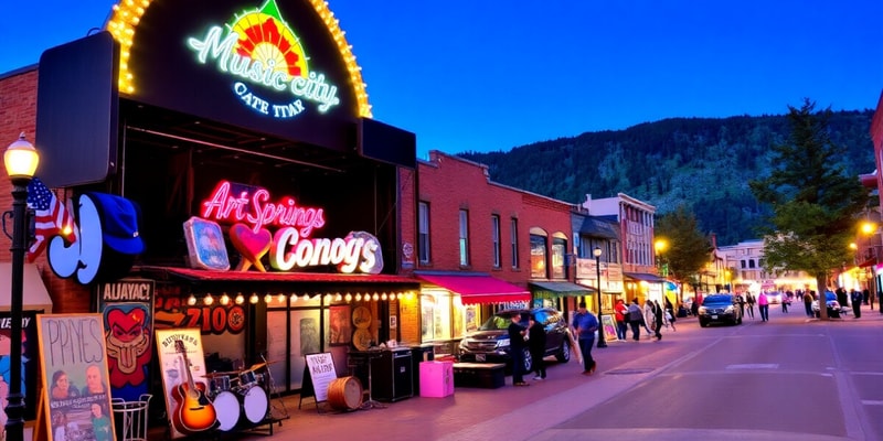 Colorado Springs: A Music City Overview