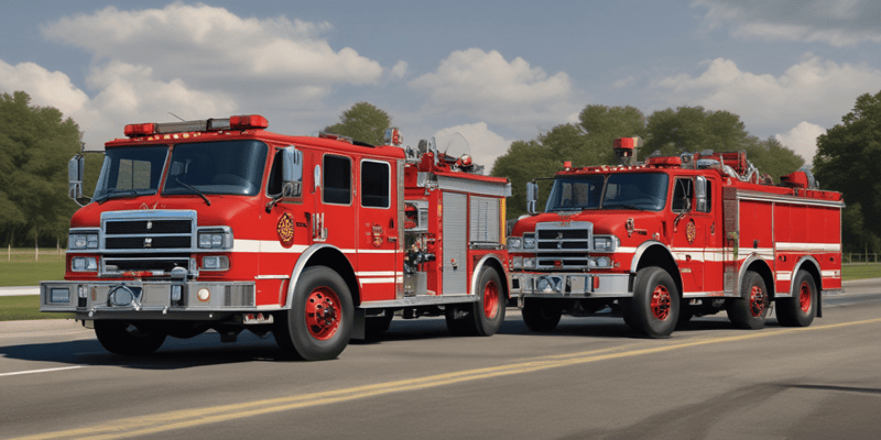 Fire District Apparatus and Equipment Checkoff