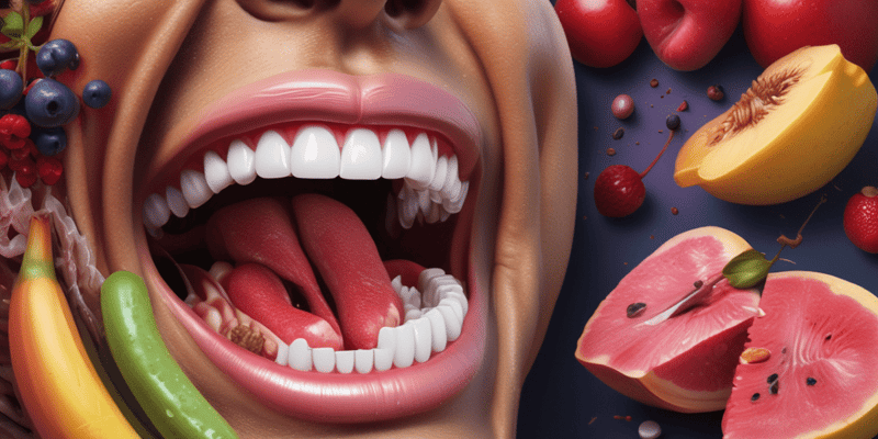 Appetite Regulation and Oral Anatomy