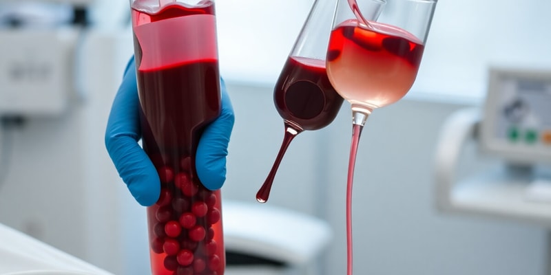 Blood Transfusion Basics Quiz