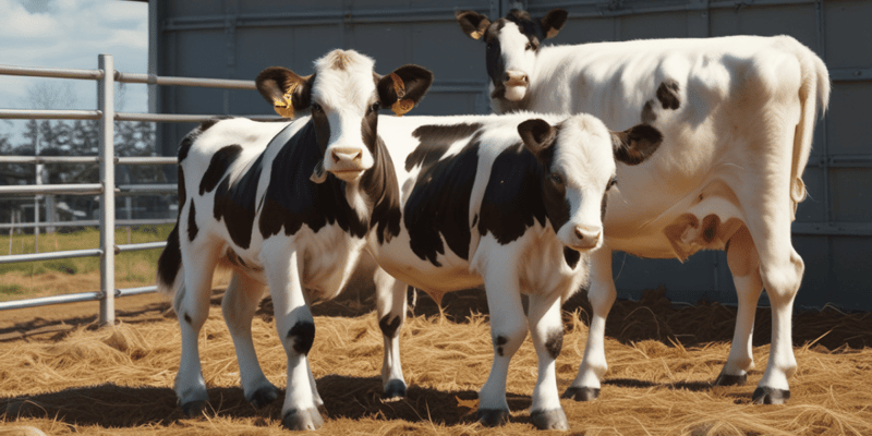 Calf Nutrition and Feeding Systems Quiz