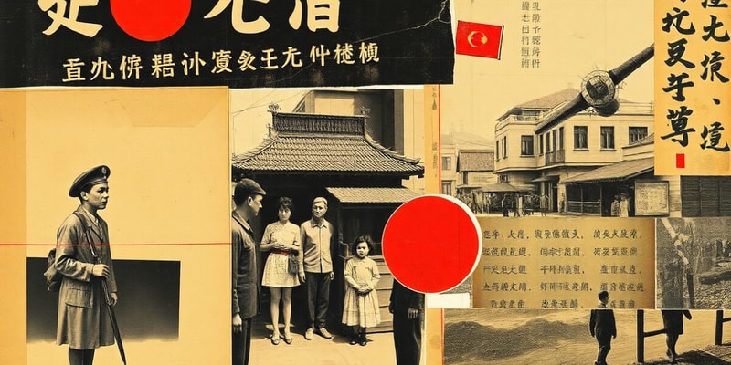 Life during the Japanese Occupation