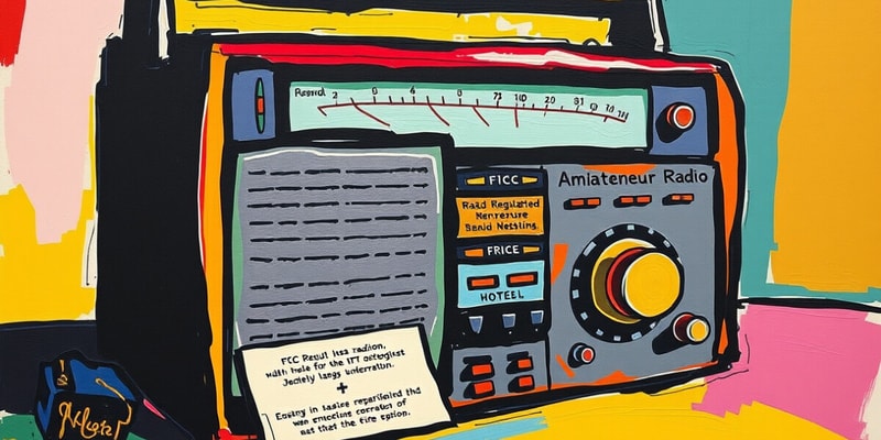 Amateur Radio Quiz - Conditions and Regions