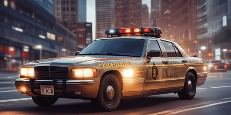 Law Enforcement Vehicle Procedure