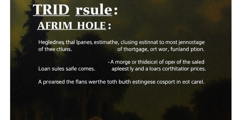 TRID Rule Overview