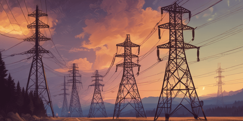 Elektricitetens väg från kraftverk till kund
