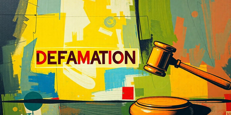 Defamation Law Quiz